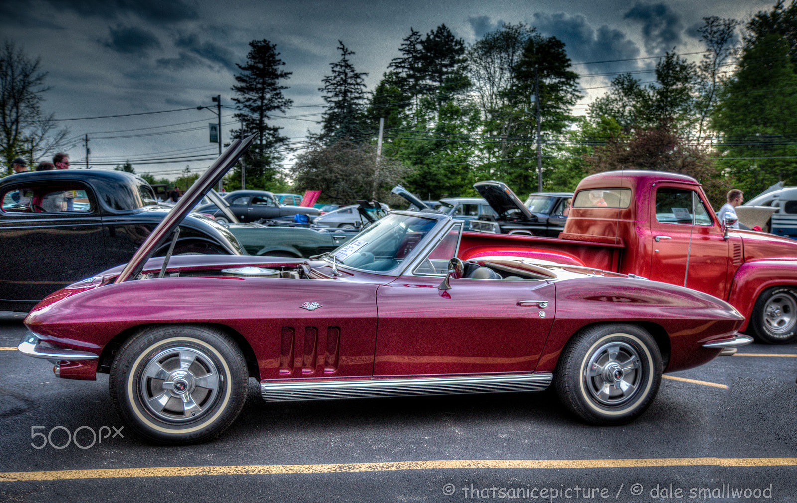 Canon EOS 70D + Canon EF-S 17-55mm F2.8 IS USM sample photo. 1966 corvette sting ray photography