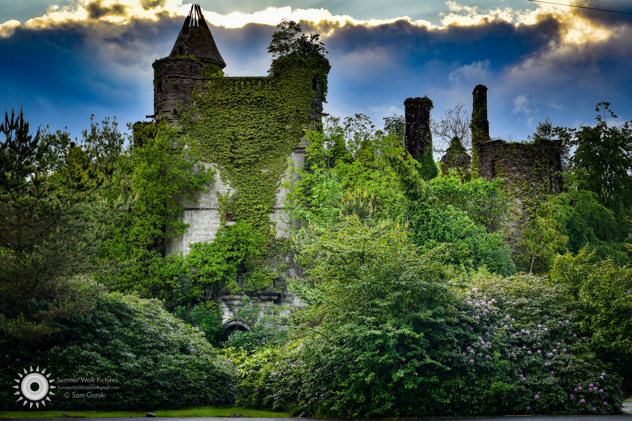 AF Zoom-Nikkor 80-200mm f/2.8 ED sample photo. Buchanan castle photography