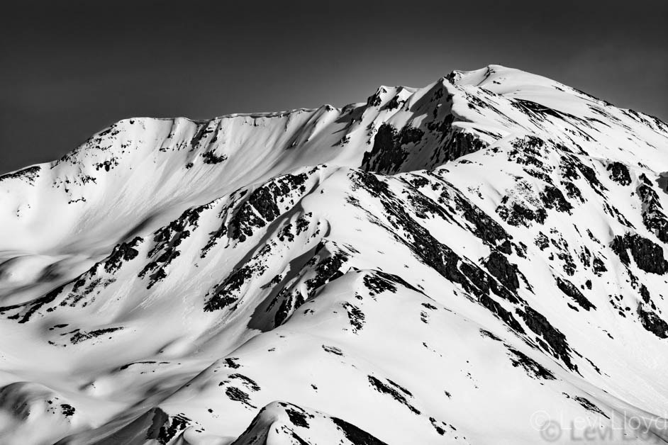 Nikon D5200 + Sigma 70-200mm F2.8 EX DG OS HSM sample photo. Bonita peak seen from red mountain #1 photography