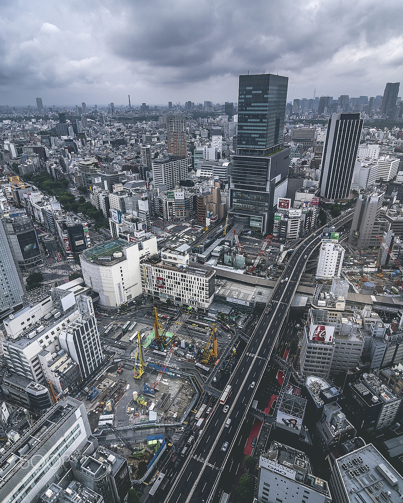 Pentax K-3 II + Pentax smc DA 12-24mm F4.0 ED AL (IF) sample photo. Shibuya overview photography