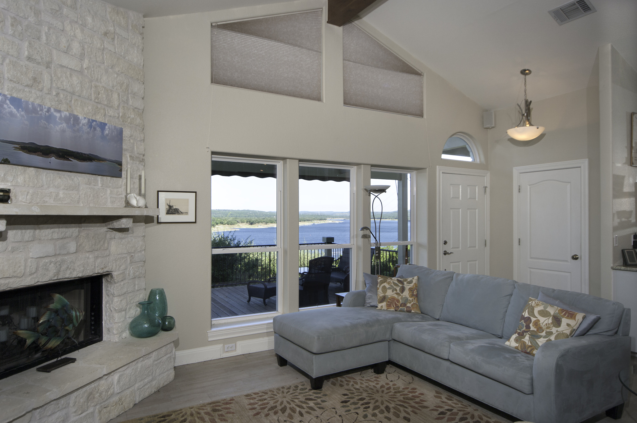 Sigma AF 10-20mm F4-5.6 EX DC sample photo. Lake view through living room windows. photography