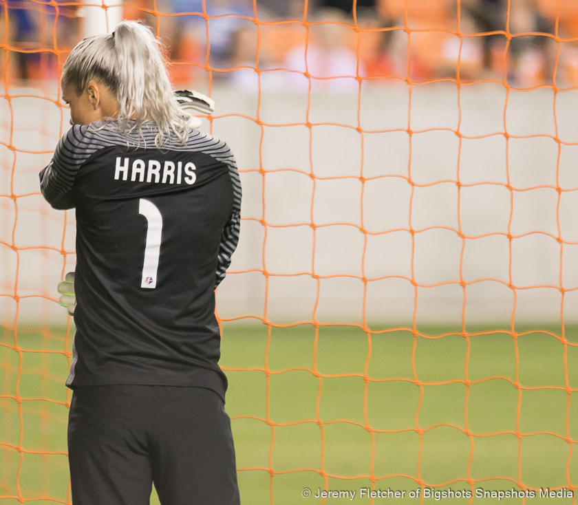 Canon EOS 7D Mark II + Sigma 100-300mm f/4 sample photo. Houston dash vs orlando pride here at bbva compass stadium in houston texas may 20, 2016 photography