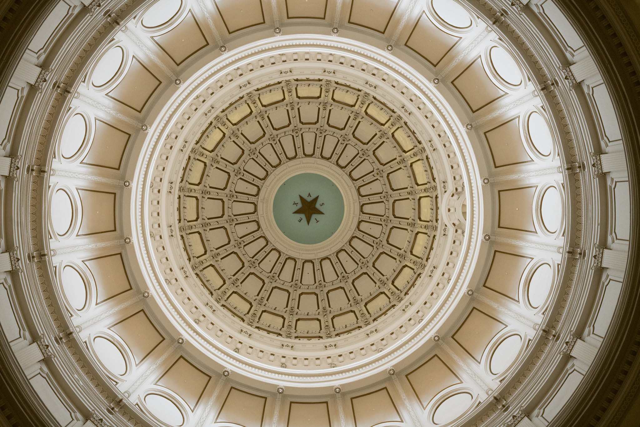 E 50mm F2 sample photo. Texas capitol dome in austin photography