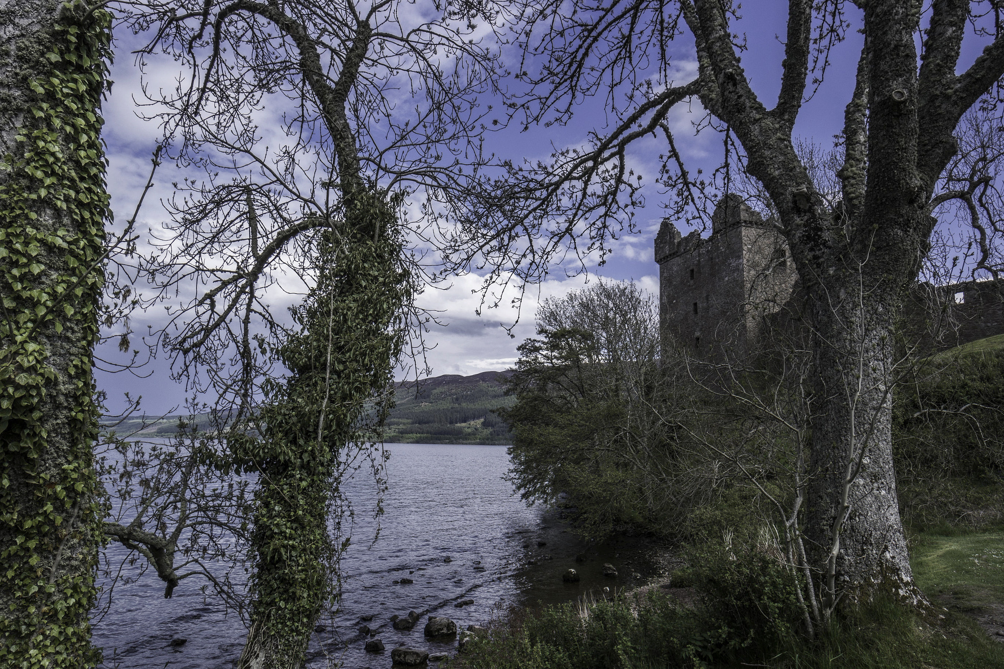 Samsung NX300 + Samsung NX 12-24mm F4-5.6 ED sample photo. Watching the loch photography