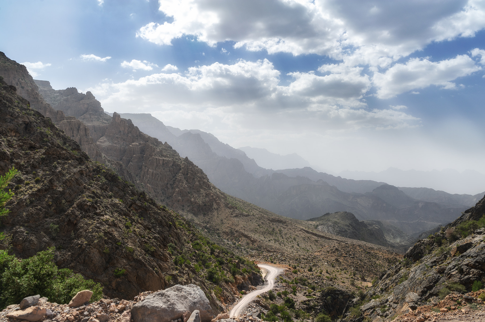 Sigma 24-70mm F2.8 EX DG HSM sample photo. Top of wadi bani awf photography