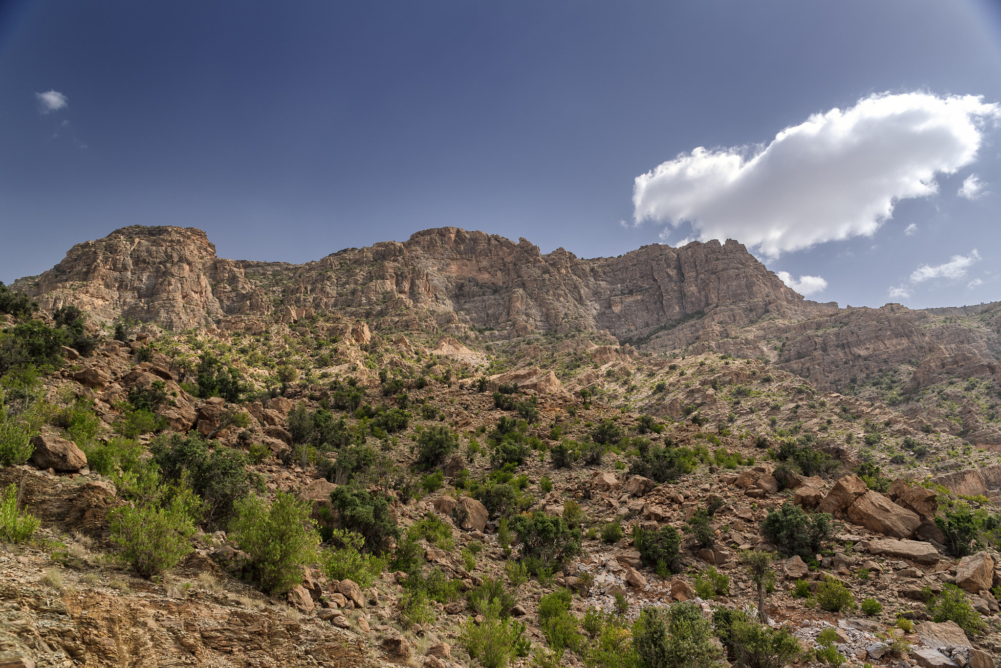 Sigma 24-70mm F2.8 EX DG HSM sample photo. Top of wadi bani awf photography