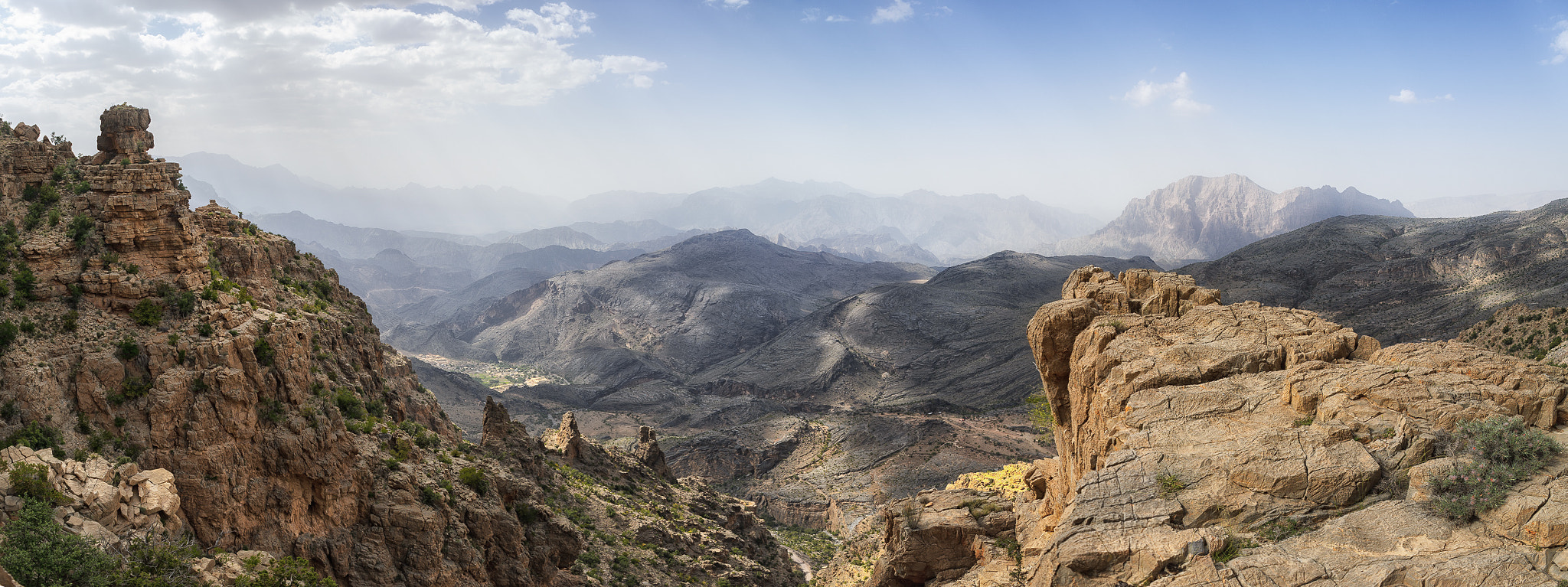 Sigma 24-70mm F2.8 EX DG HSM sample photo. Top of wadi bani awf photography