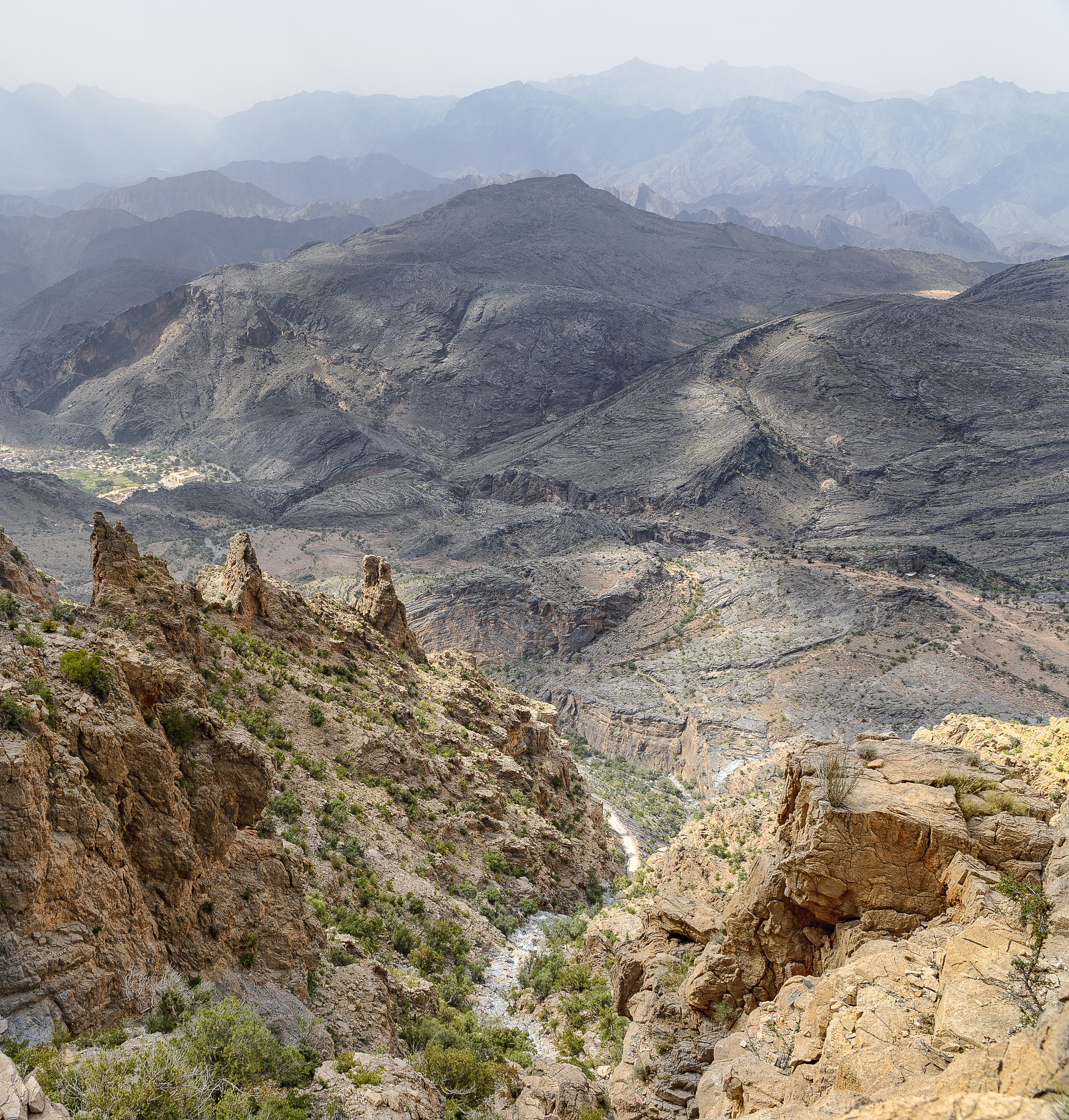 Sigma 24-70mm F2.8 EX DG HSM sample photo. Top of wadi bani awf photography