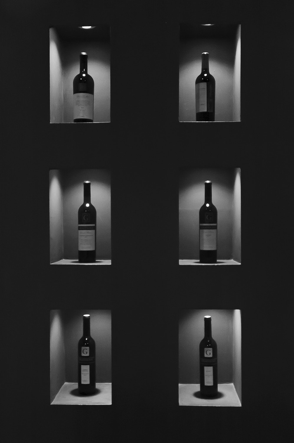Nikon D70s sample photo. Botellas photography