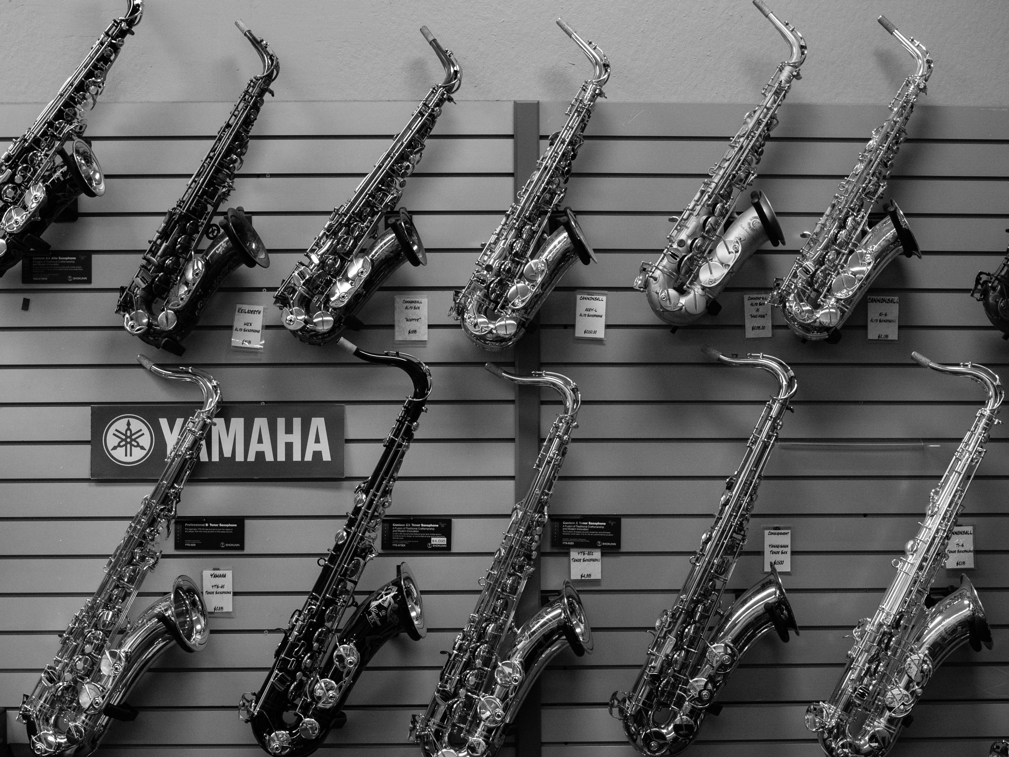 Olympus OM-D E-M10 + Olympus M.Zuiko Digital 25mm F1.8 sample photo. Music store photography