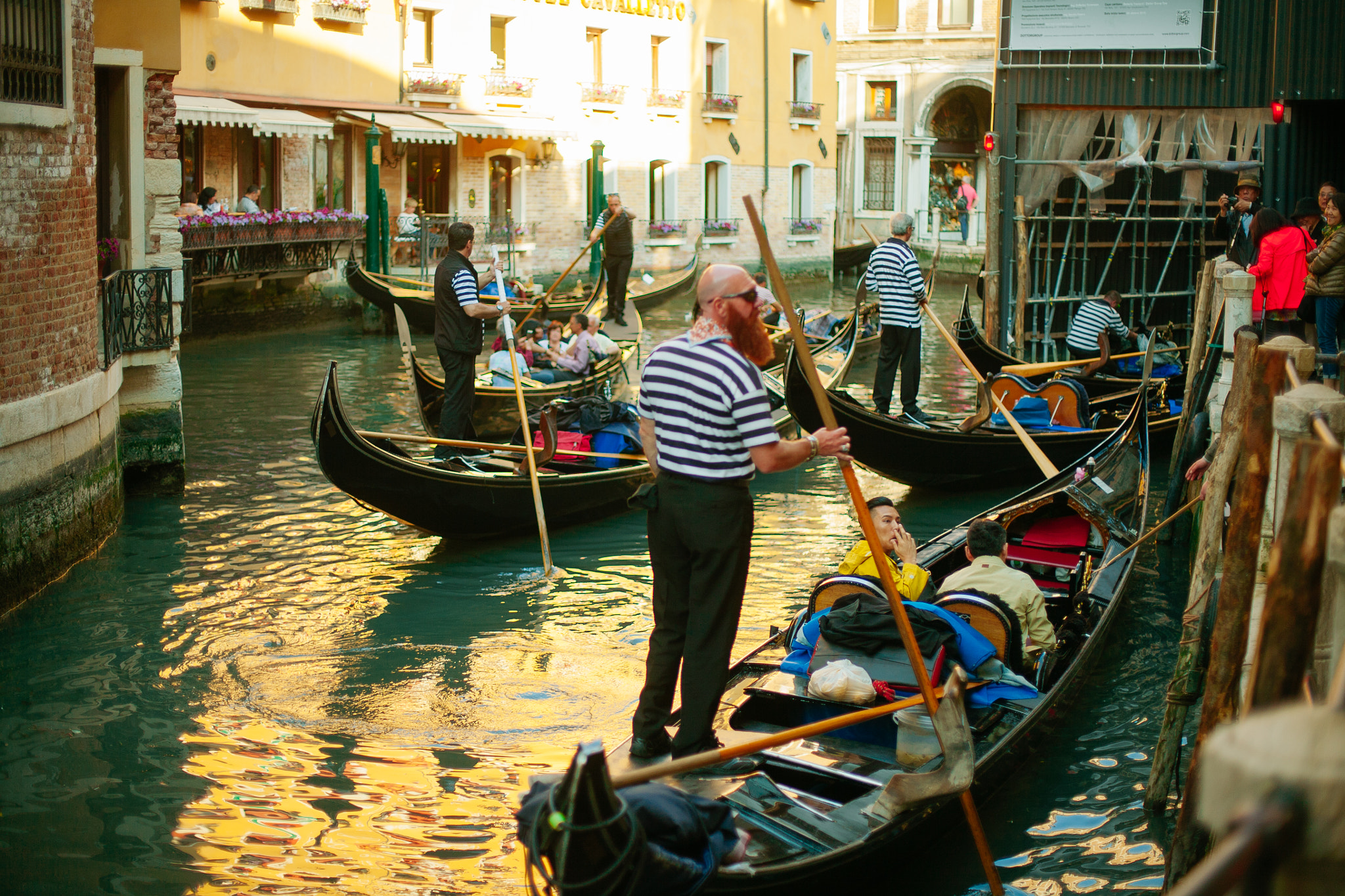 Canon EOS 5D + Canon EF 50mm F1.4 USM sample photo. Gondolas are a serious business photography