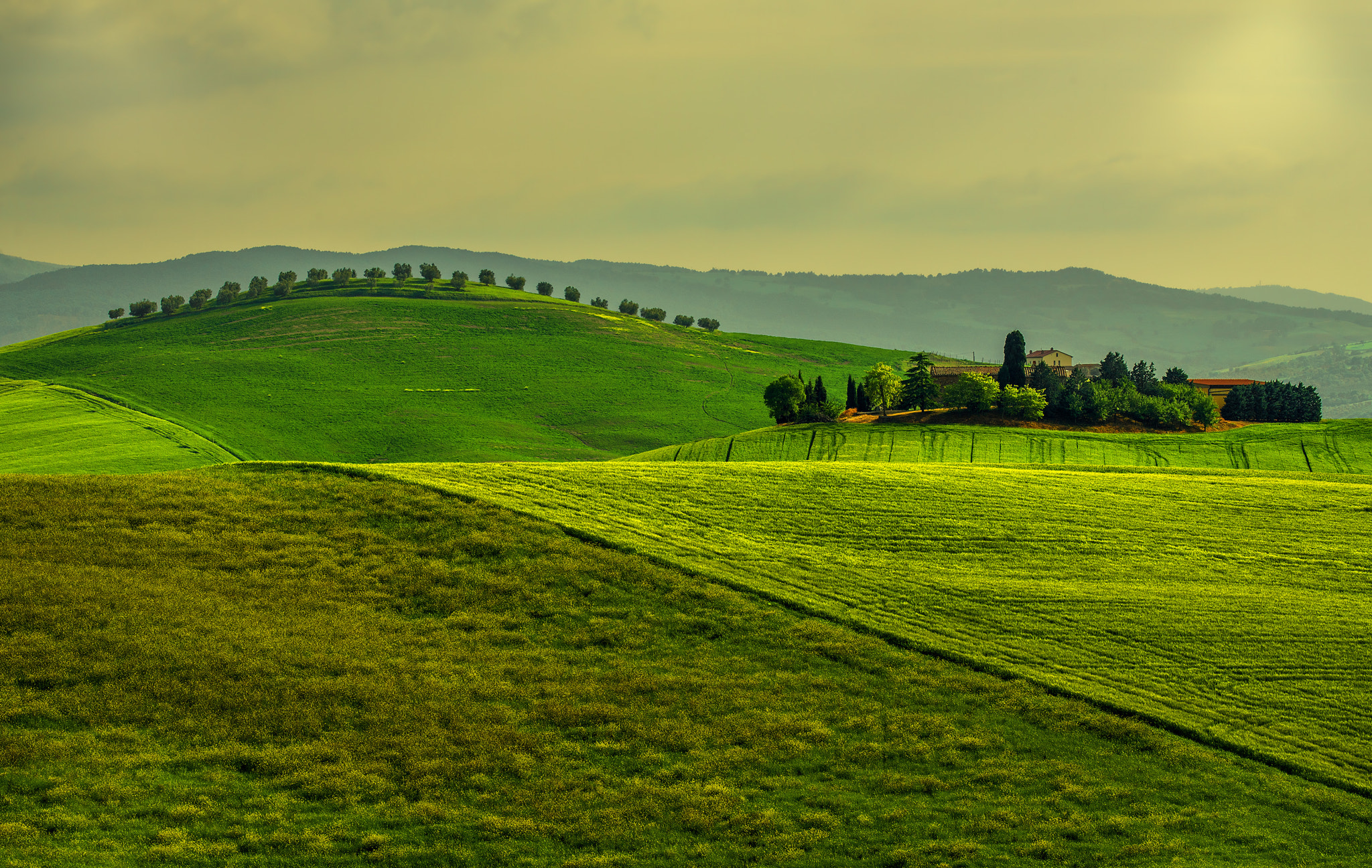 Canon EF 100-400mm F4.5-5.6L IS II USM sample photo. Sun rise val d’orcia tuscany photography