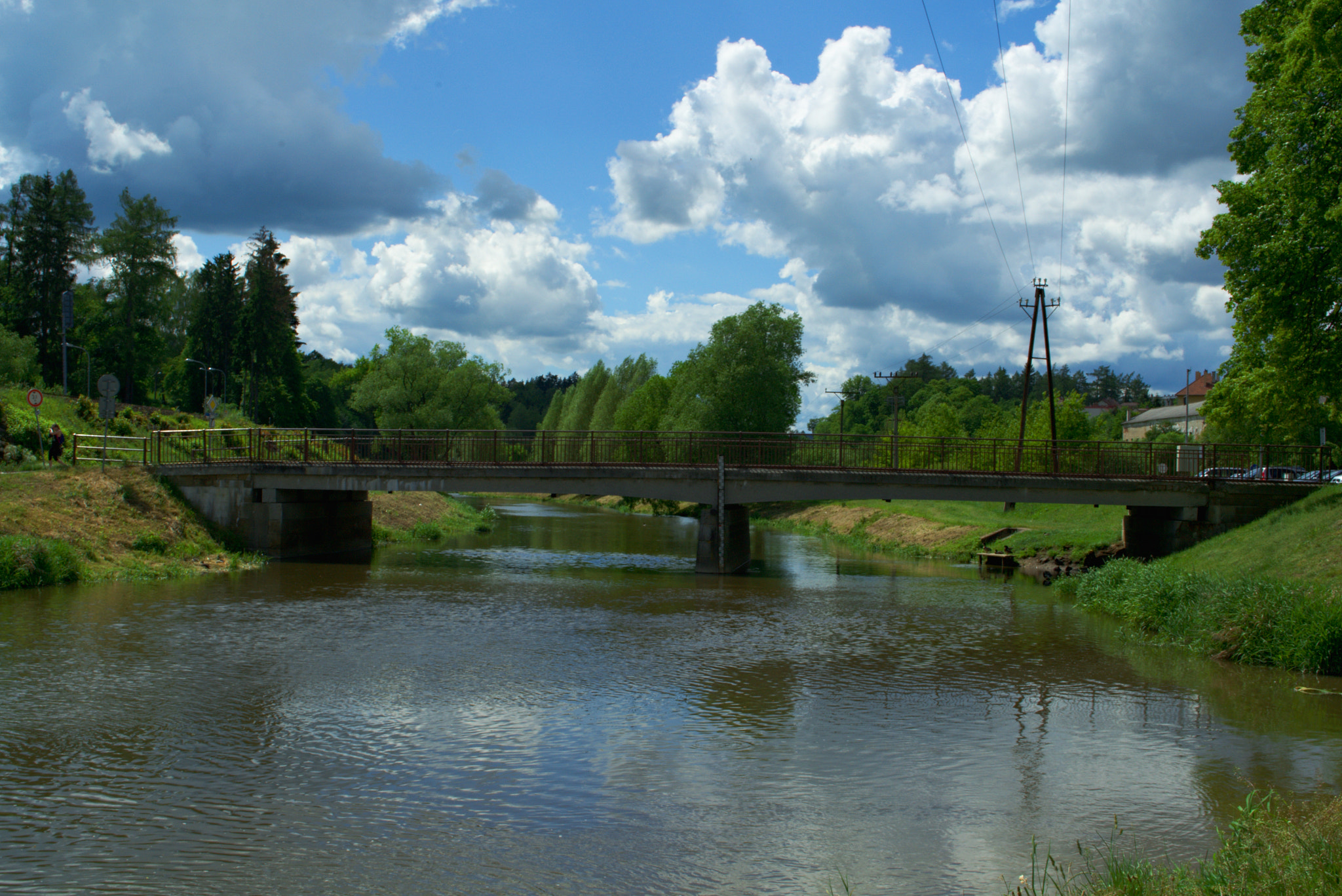 Nikon D3100 + 18.00 - 55.00 mm f/3.5 - 5.6 sample photo. Bridge in luka nad jihlavou photography