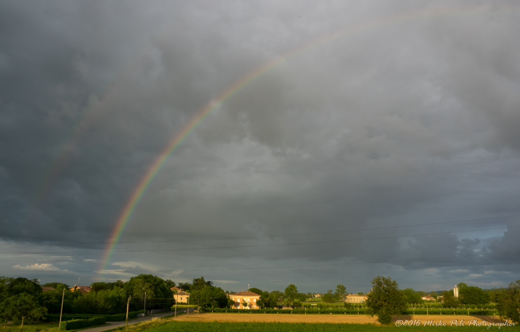 Olympus OM-D E-M1 + OLYMPUS 14-54mm Lens sample photo. Double rainbow photography