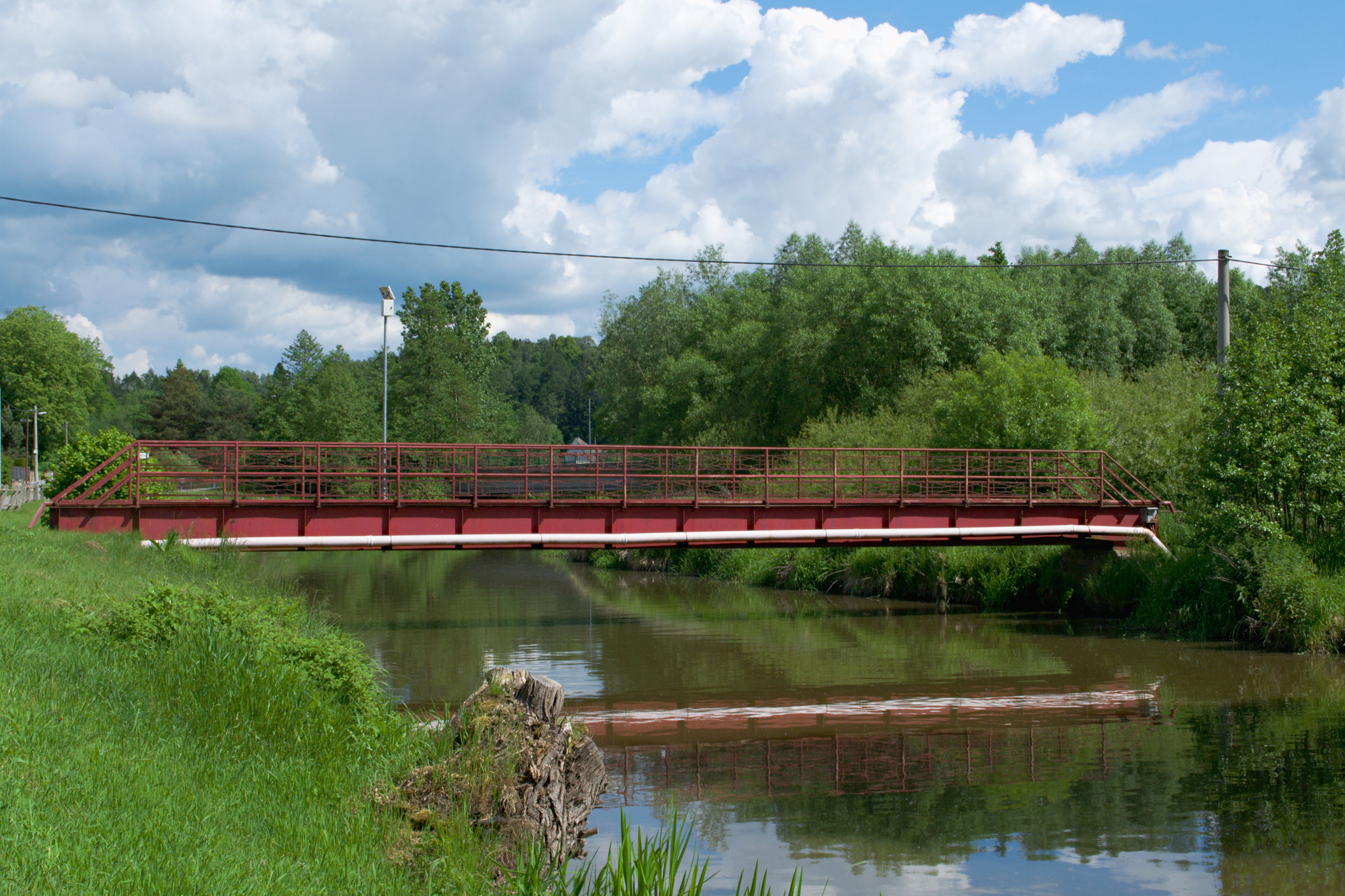 Nikon D3100 + 18.00 - 55.00 mm f/3.5 - 5.6 sample photo. Bridge in luka nad jihlavou photography