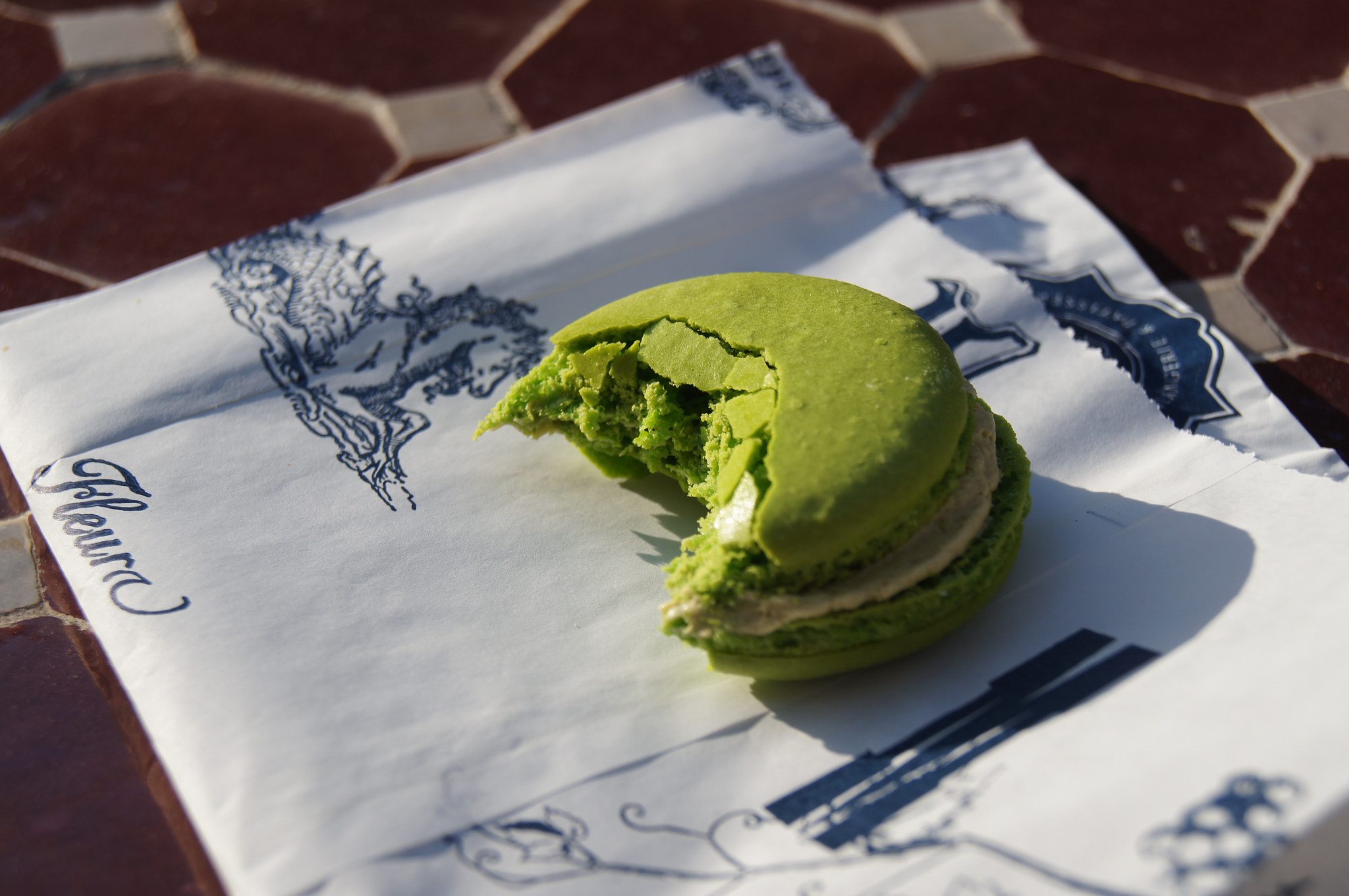 Sony DT 18-55mm F3.5-5.6 SAM II sample photo. Pistachio macaron photography