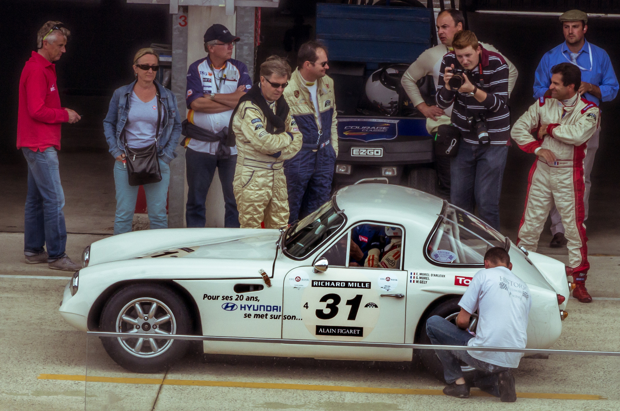 Pentax K-5 sample photo. Tvr grantura mk iii (1962) - le mans classic '12 photography