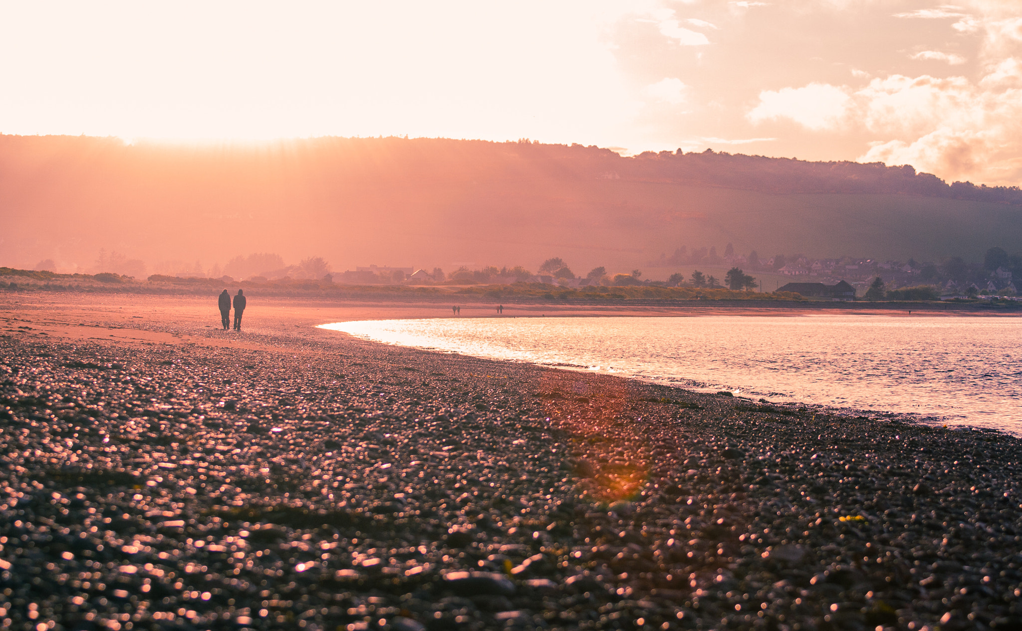 Canon EOS 40D sample photo. Sunset at chanonry point photography