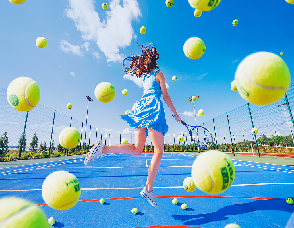 Tennis girl by Kristina Makeeva on 500px.com