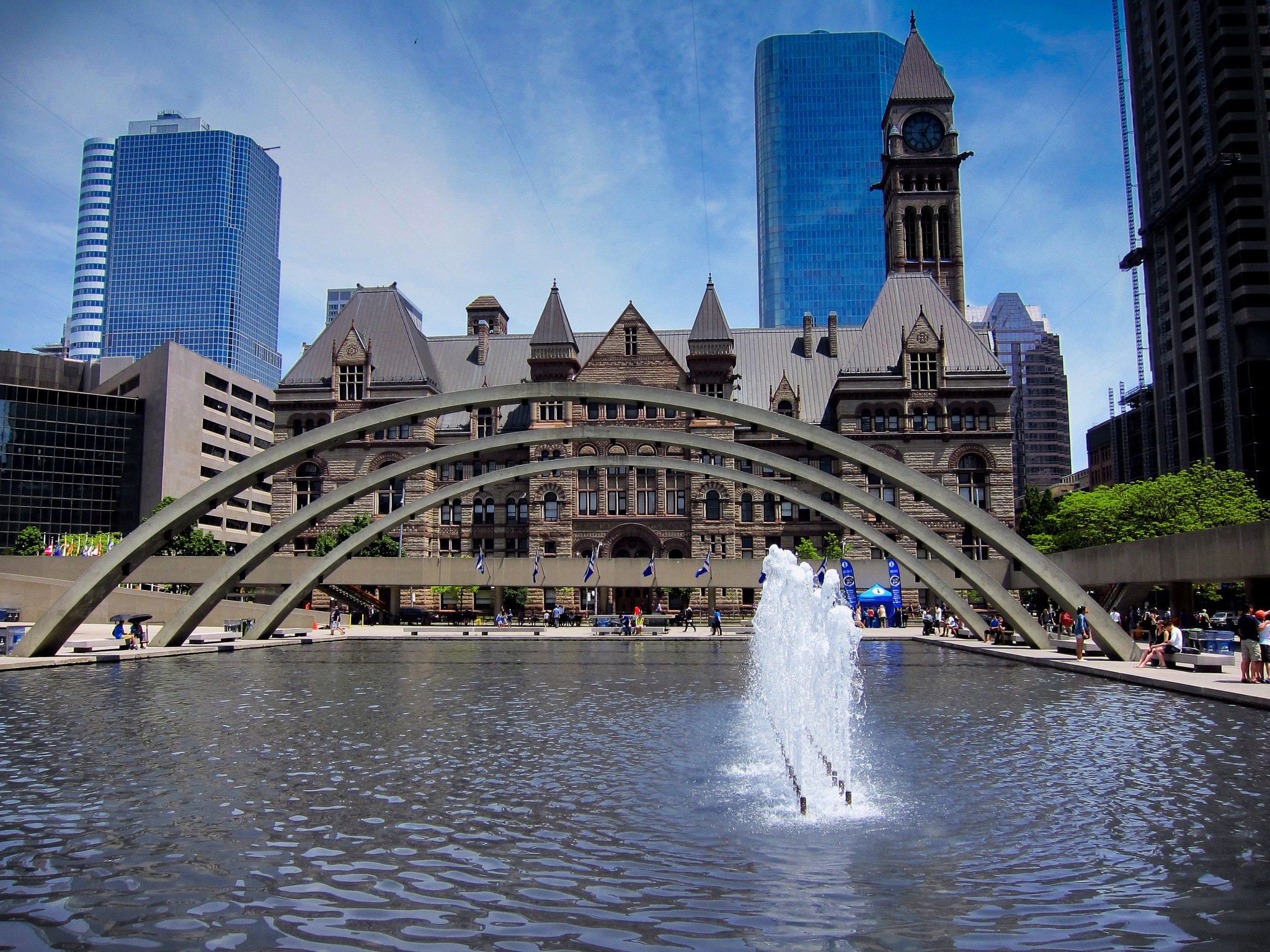 Canon PowerShot S95 sample photo. Old city hall toronto photography