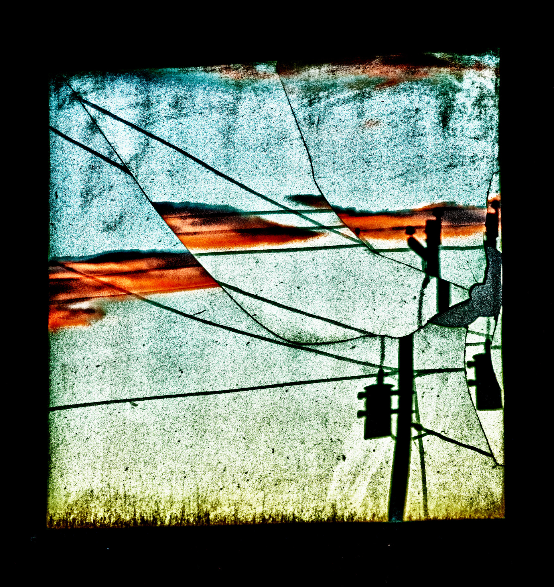 Nikon D2X sample photo. Broken reflections photography