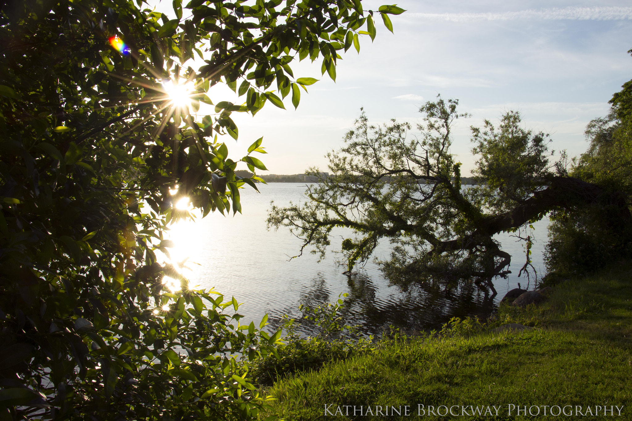 Canon EOS M sample photo. Sun burst by the lake photography