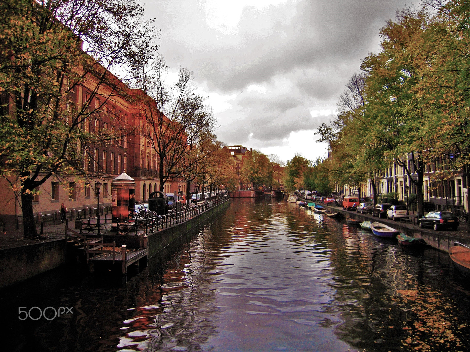 Nikon Coolpix S600 sample photo. Amsterdam in autumn photography