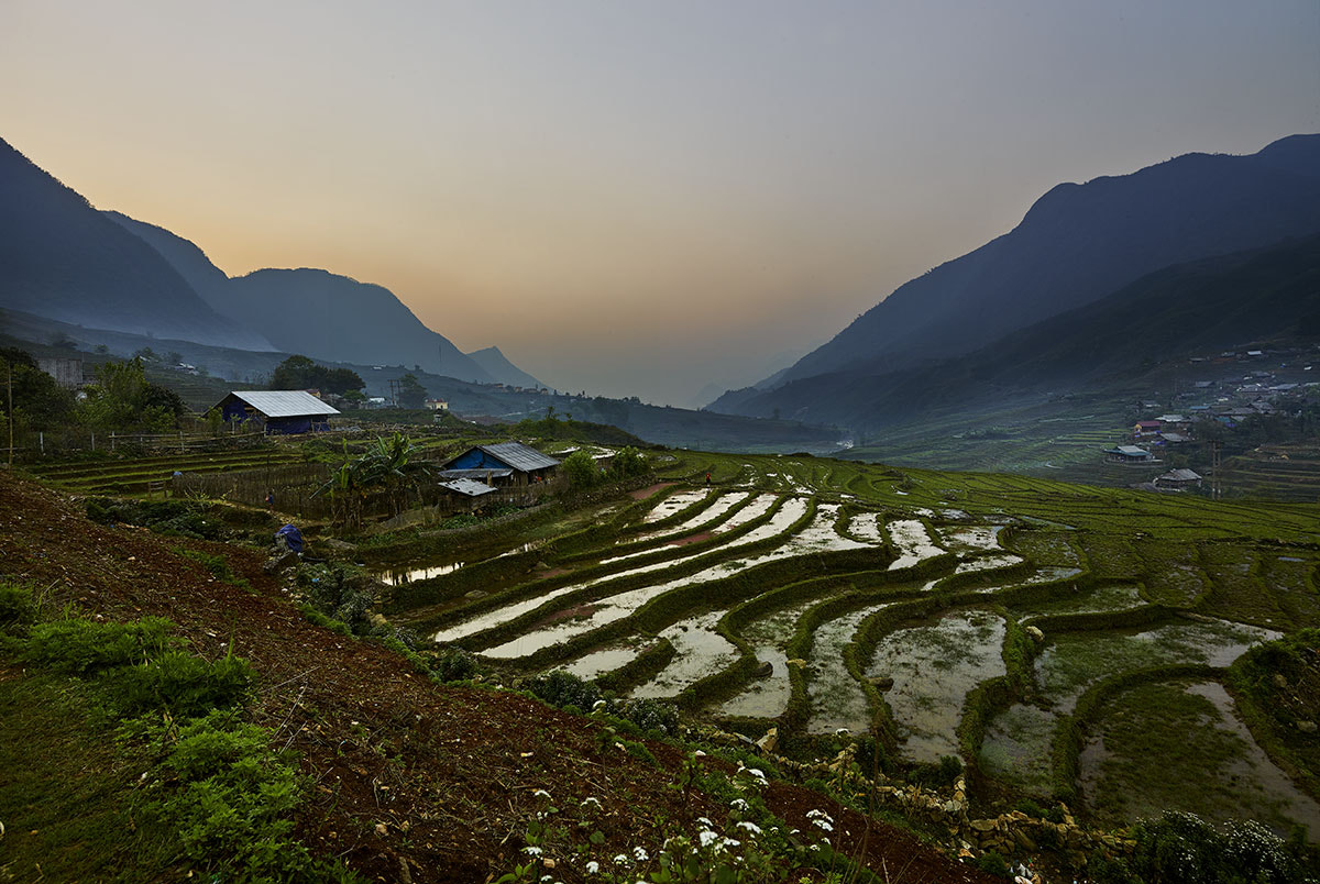 Phase One IQ260 sample photo. Sapa sunrise viernam photography