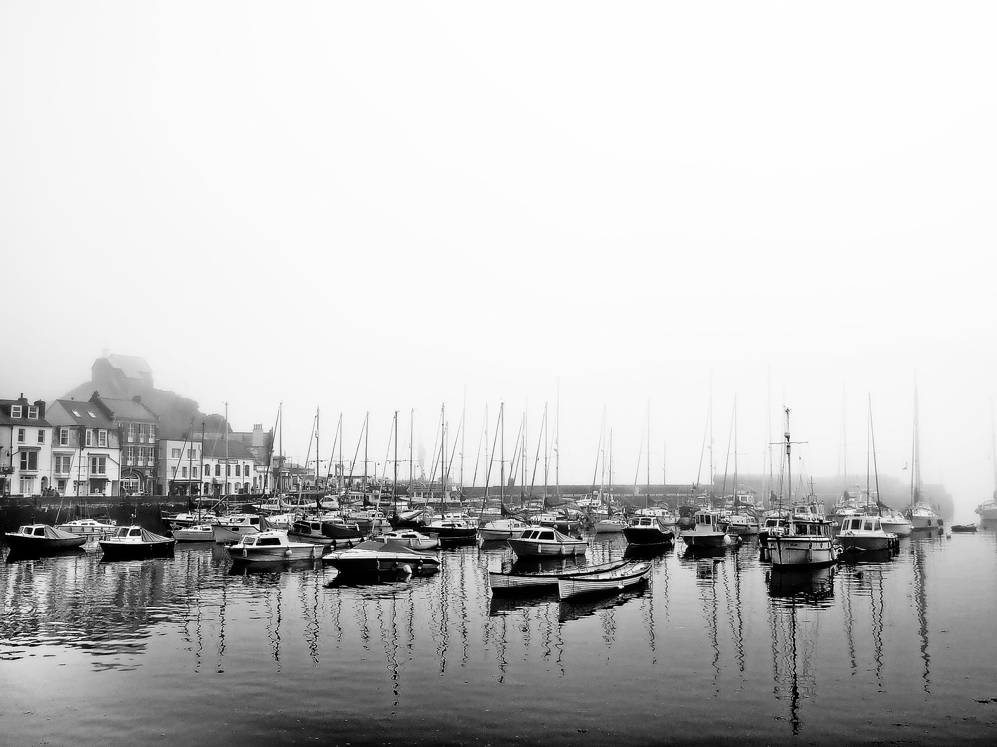 Olympus OM-D E-M5 II + Sigma 19mm F2.8 DN Art sample photo. Ilfracombe harbour mkii photography