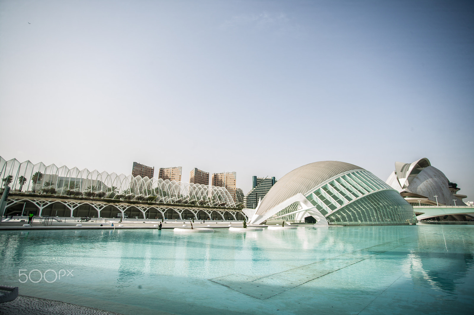 Canon EOS-1Ds + Canon EF 17-40mm F4L USM sample photo. Calatrava in valencia photography