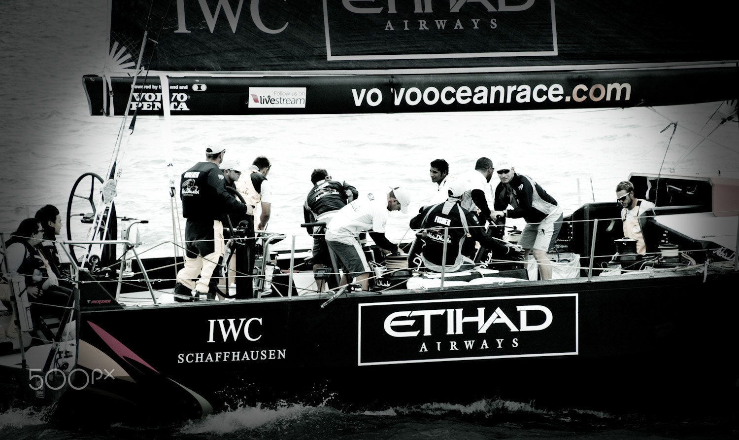 Sony Alpha DSLR-A500 sample photo. Volvo ocean race photography