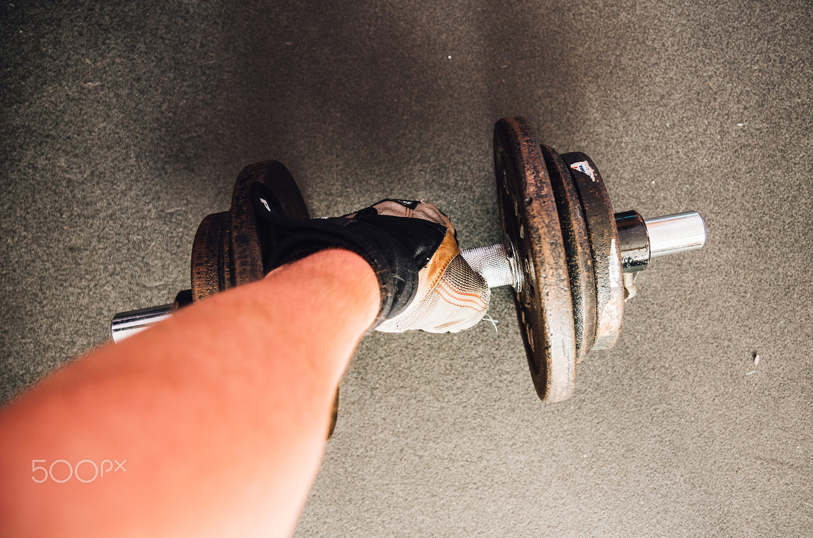 Sigma 17-50mm F2.8 EX DC HSM sample photo. Exercise dumbbells in your hands photography