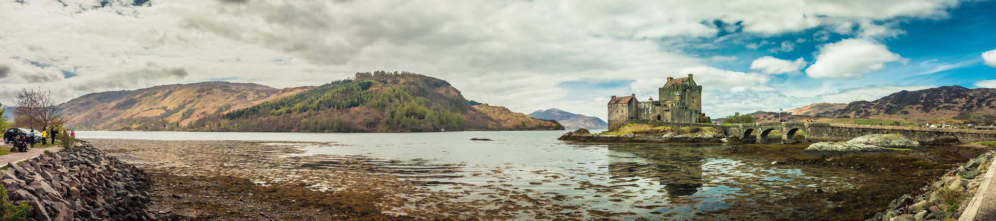 Pentax K20D sample photo. Eilean donan photography