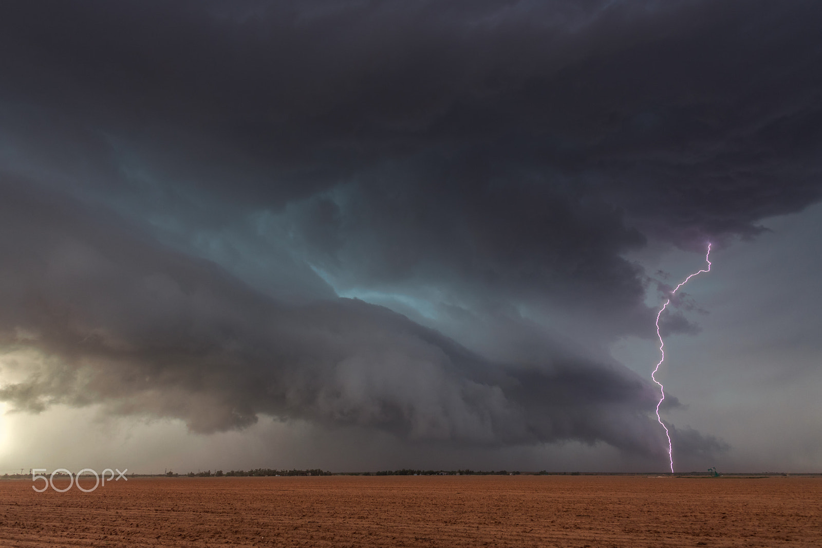 Nikon D5 sample photo. Storm chasing west texas photography