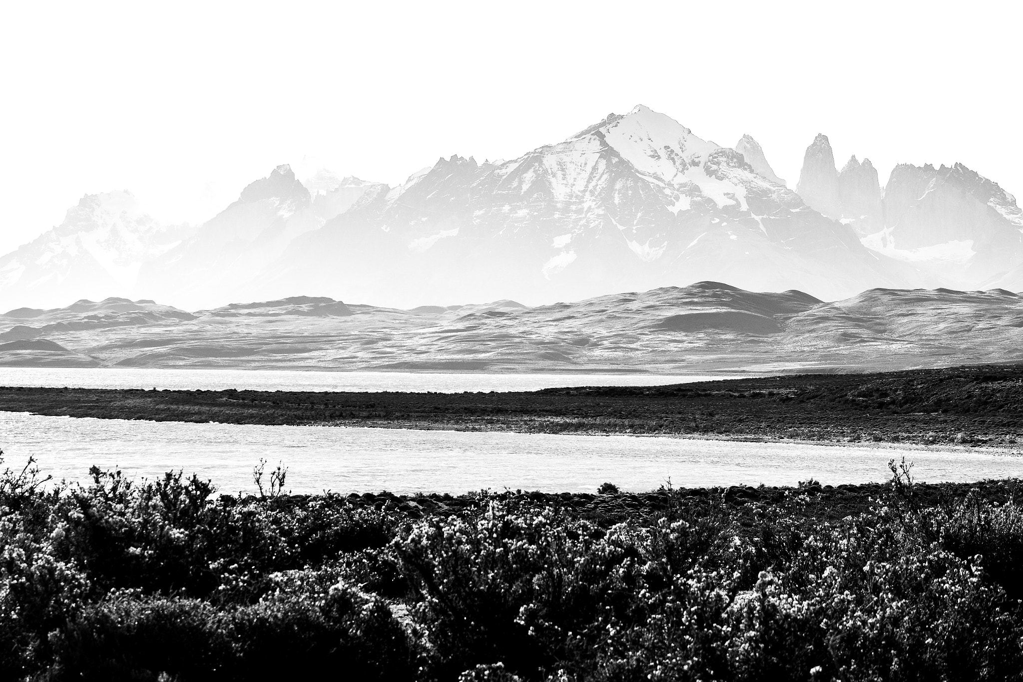 Nikon D7100 + Sigma 50-150mm F2.8 EX APO DC OS HSM sample photo. Sunset lights at el gran paine 2 photography