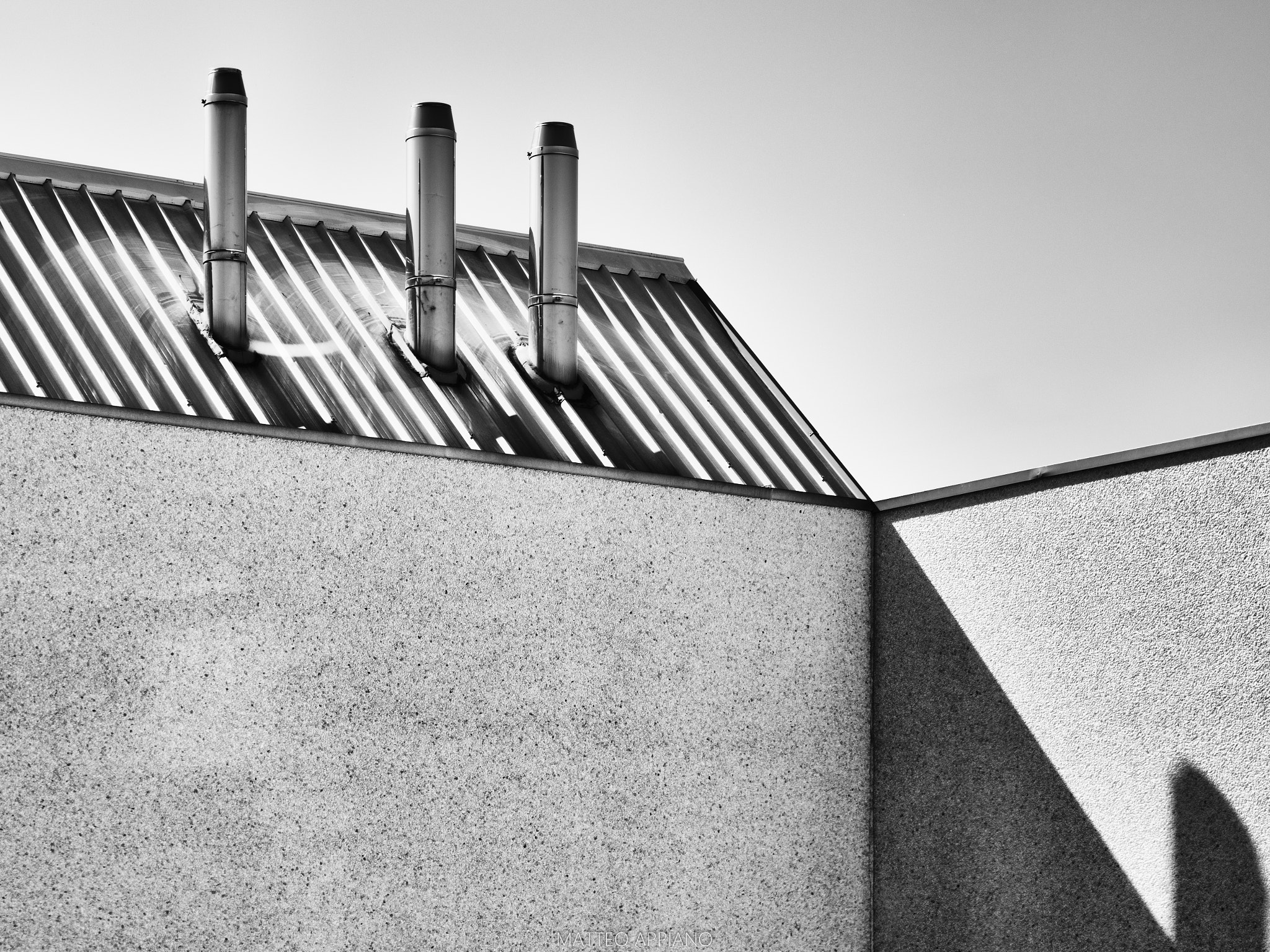 HD Pentax D FA 645 Macro 90mm F2.8 ED AW SR sample photo. Rooftop and pipes photography