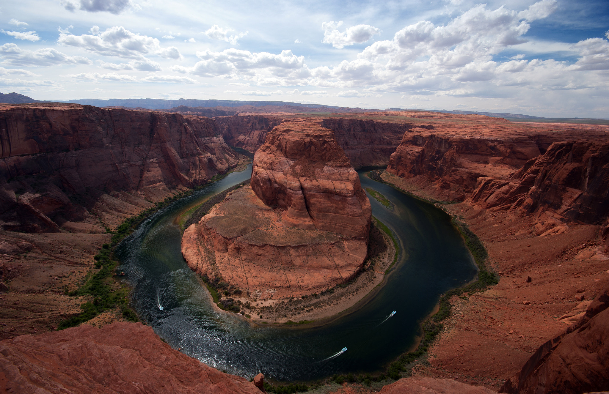 Pentax K10D + Sigma AF 10-20mm F4-5.6 EX DC sample photo. Horse shoe bend photography