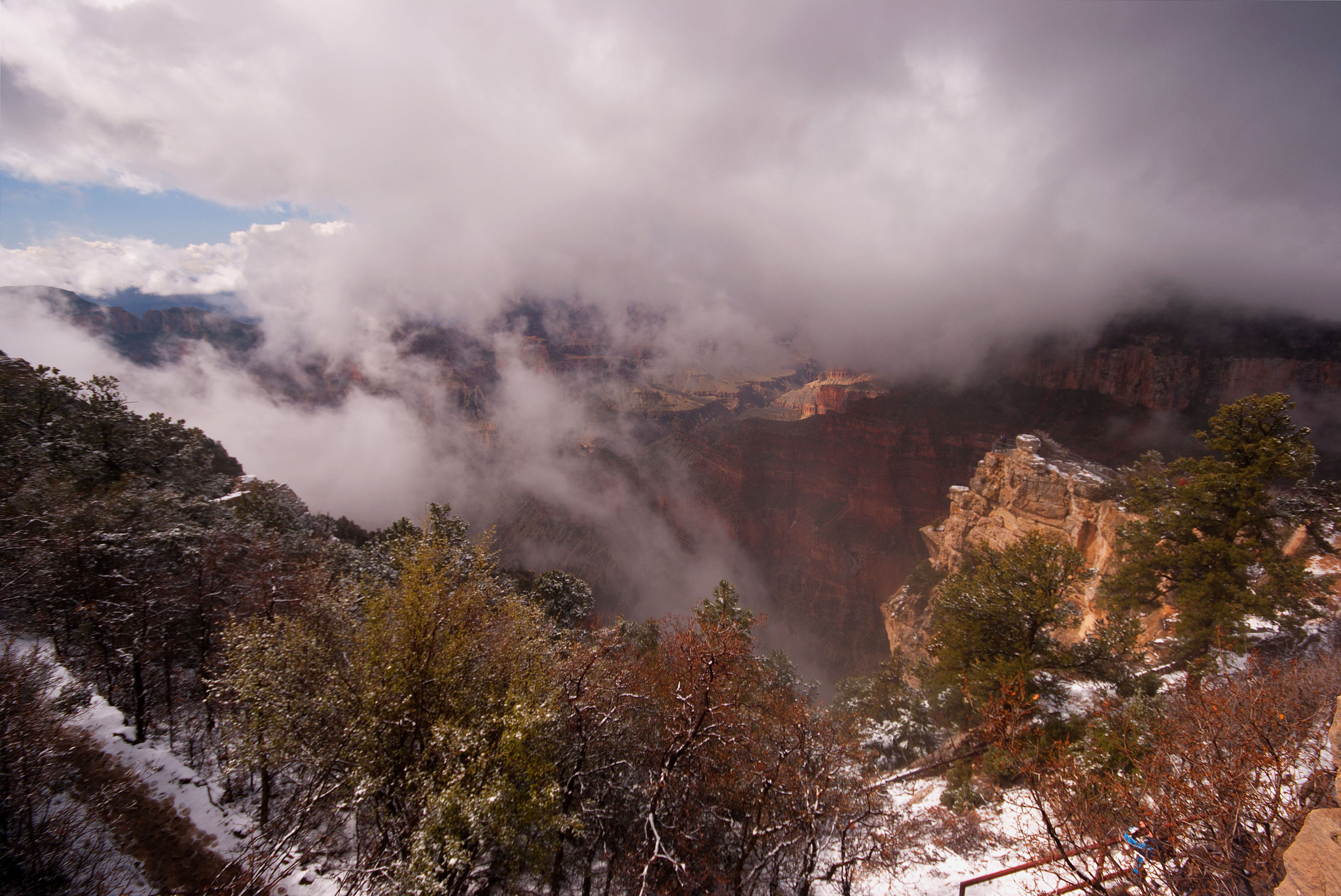 Pentax K10D + Sigma AF 10-20mm F4-5.6 EX DC sample photo. Grand canyon north rim photography