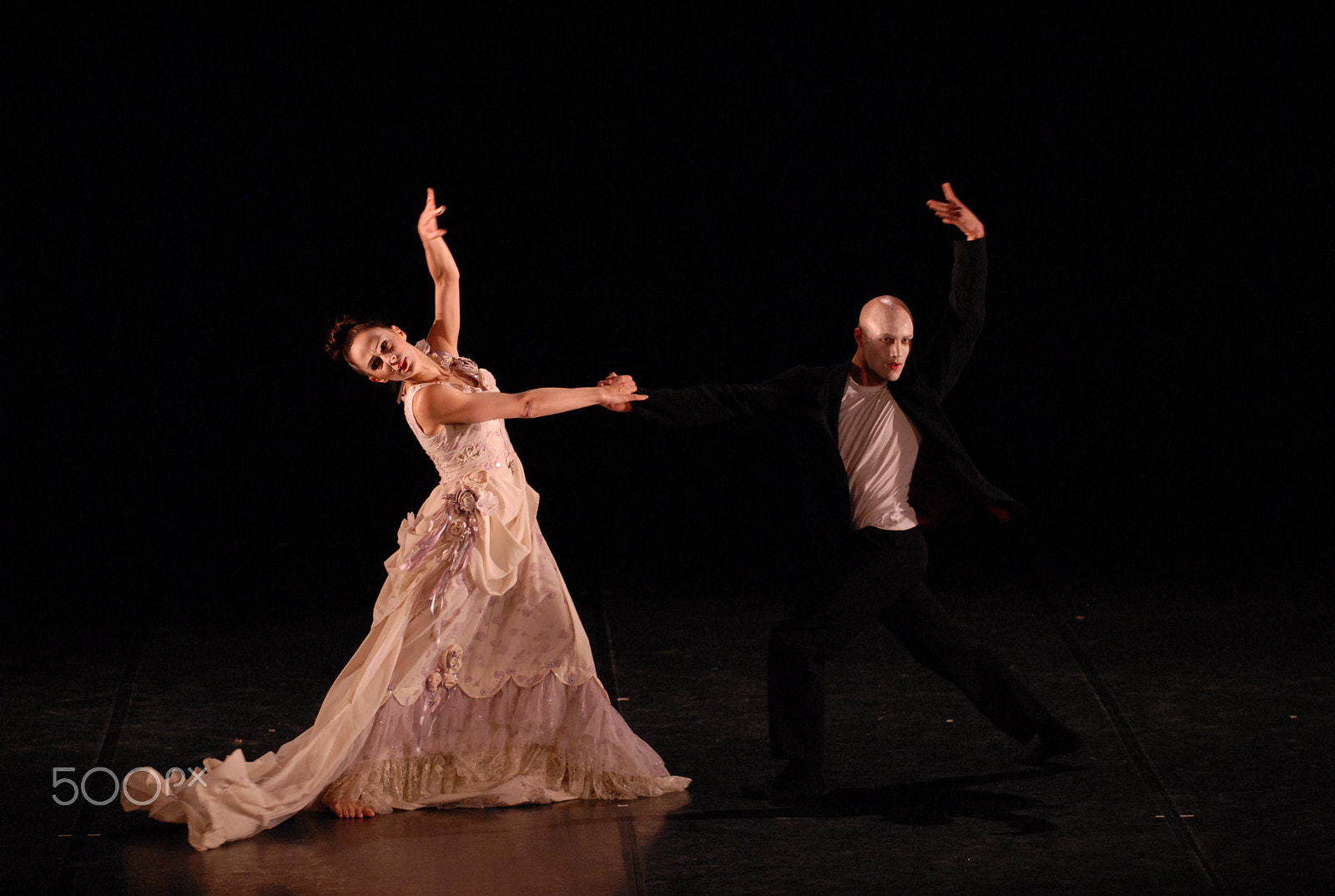 Nikon D200 sample photo. Dancers in the dark photography