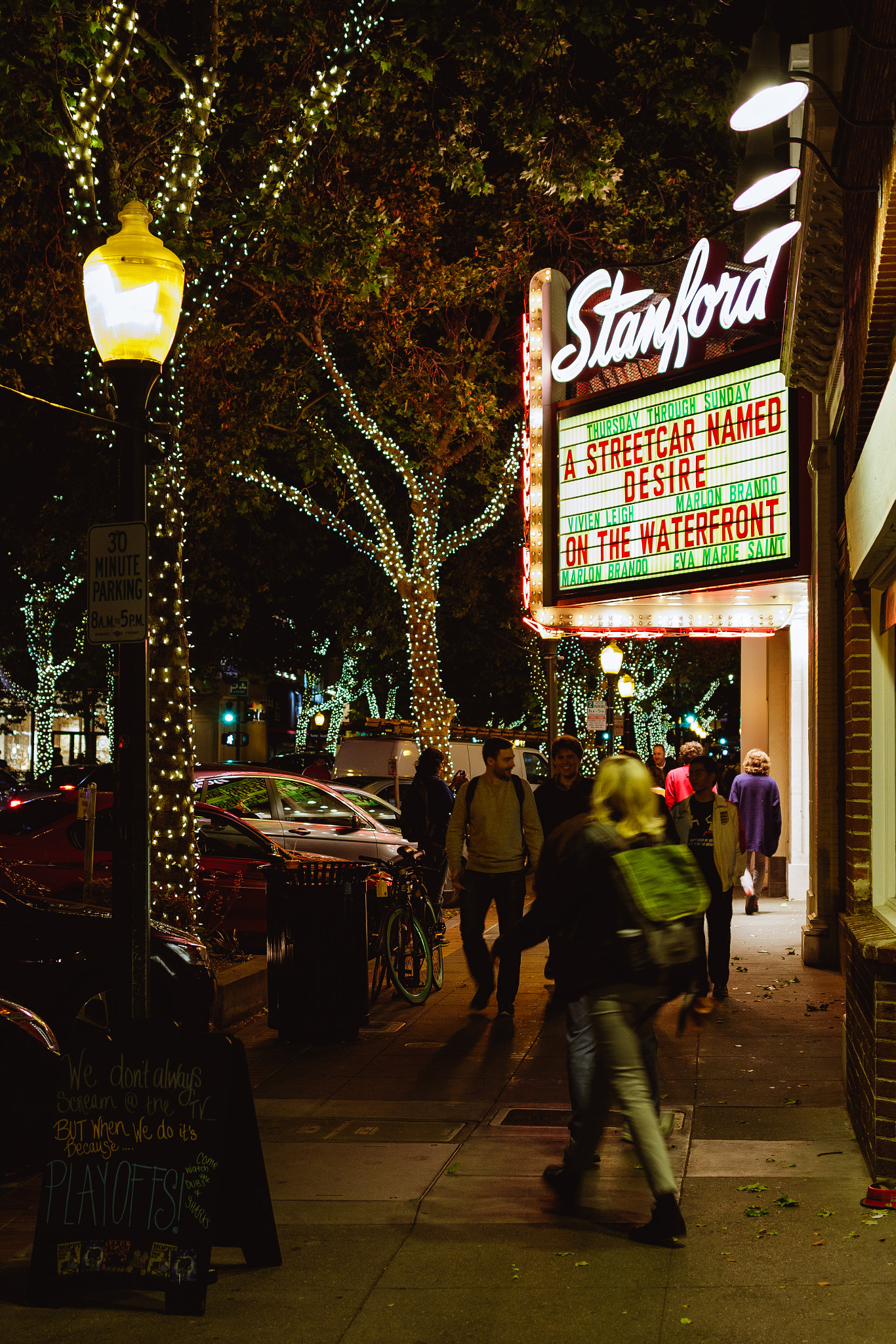 Canon EF 35mm F2 IS USM sample photo. Palo alto nights photography