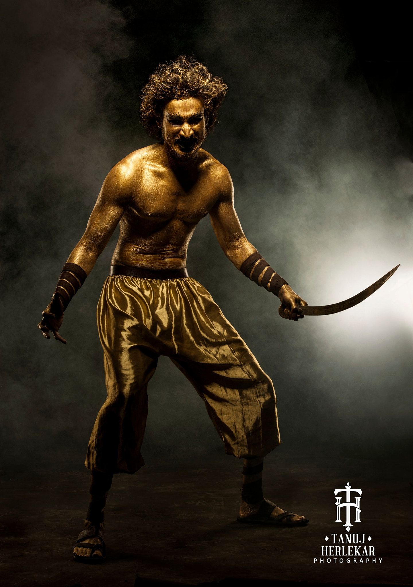 Nikon D3X sample photo. Mythological warrior photography