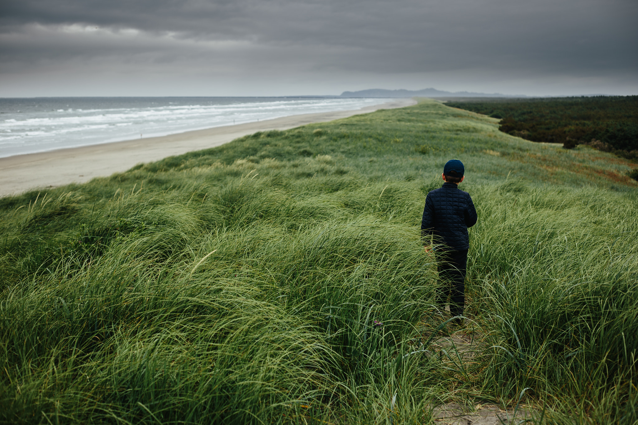 Canon EOS 6D + Canon EF 50mm f/1.8 sample photo. Stormy day at the beach photography