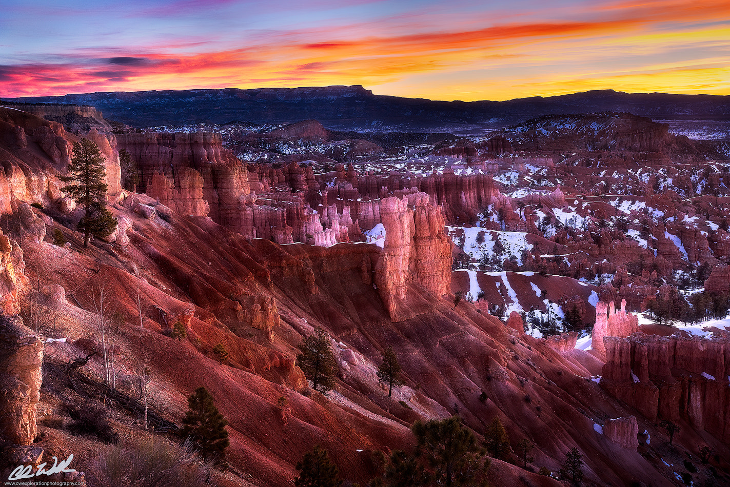 Sony a7R + Canon EF 16-35mm F2.8L II USM sample photo. Canyon flames photography