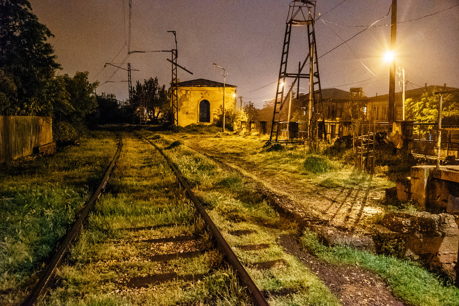 Sony a7S + Sony 70-400mm F4-5.6 G SSM sample photo. Railstation in kutaisi photography