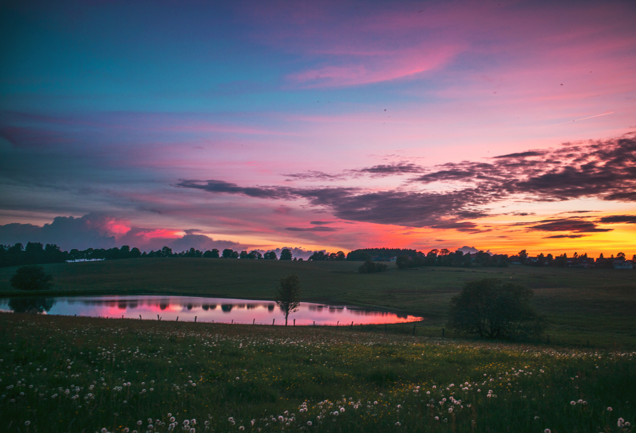 Summicron-M 1:2/28 ASPH. sample photo. Sunset in harz photography