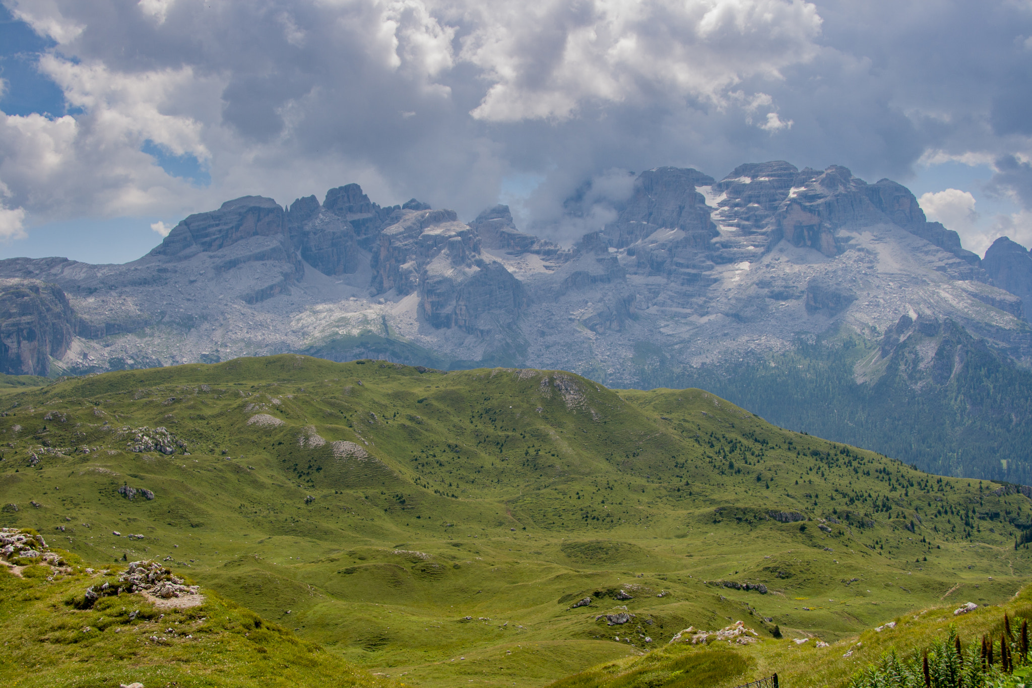 Canon EF 24-85mm F3.5-4.5 USM sample photo. Dolomiti di brenta dal monte spinale photography