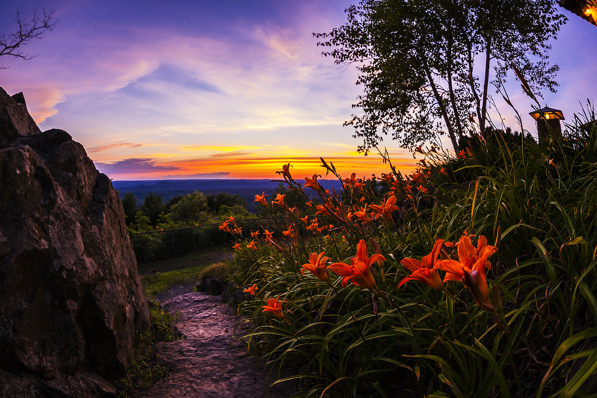 Canon EF 8-15mm F4L Fisheye USM sample photo. Lilly sunset photography