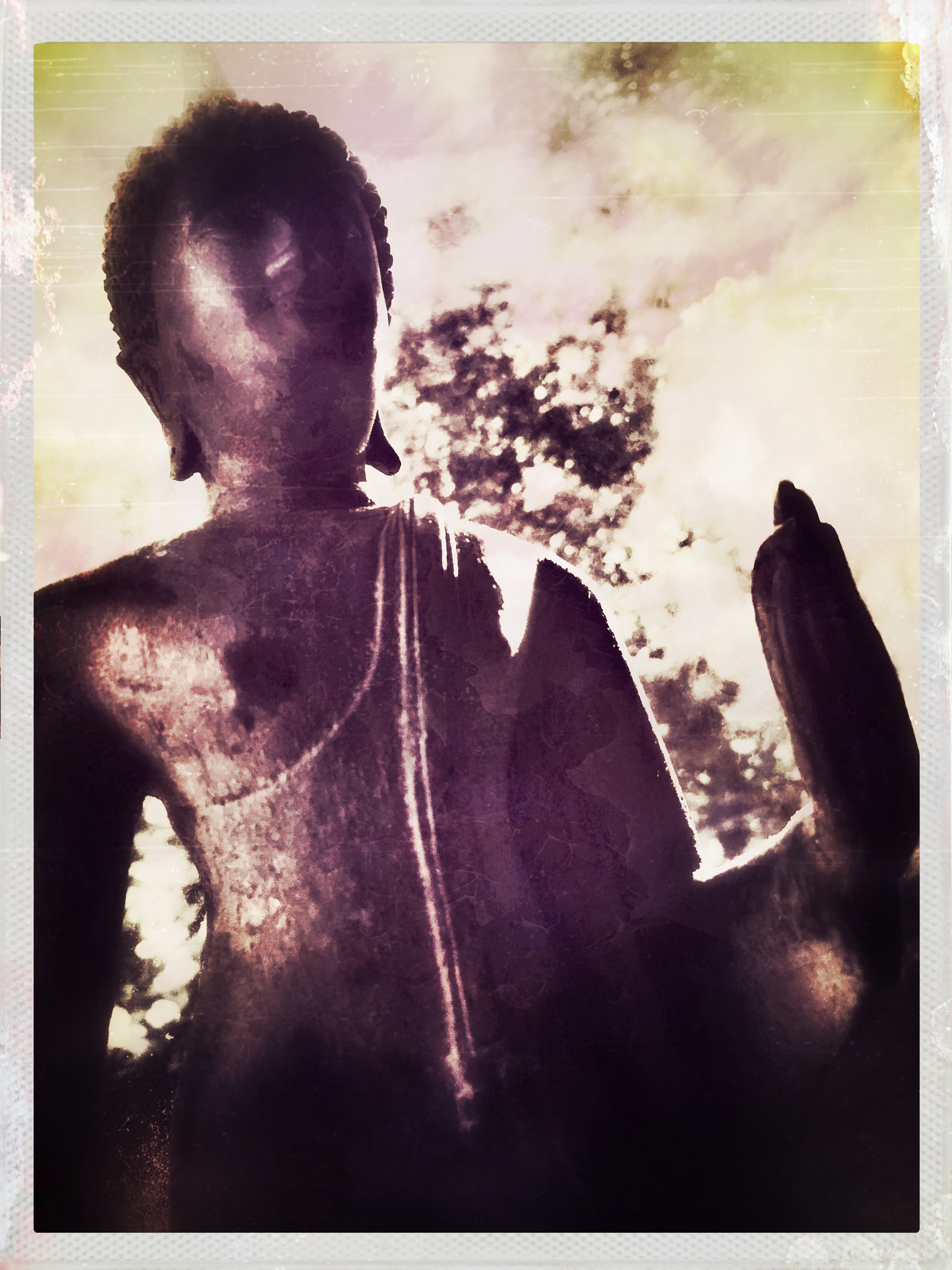 Hipstamatic 313 sample photo. Buddha photography
