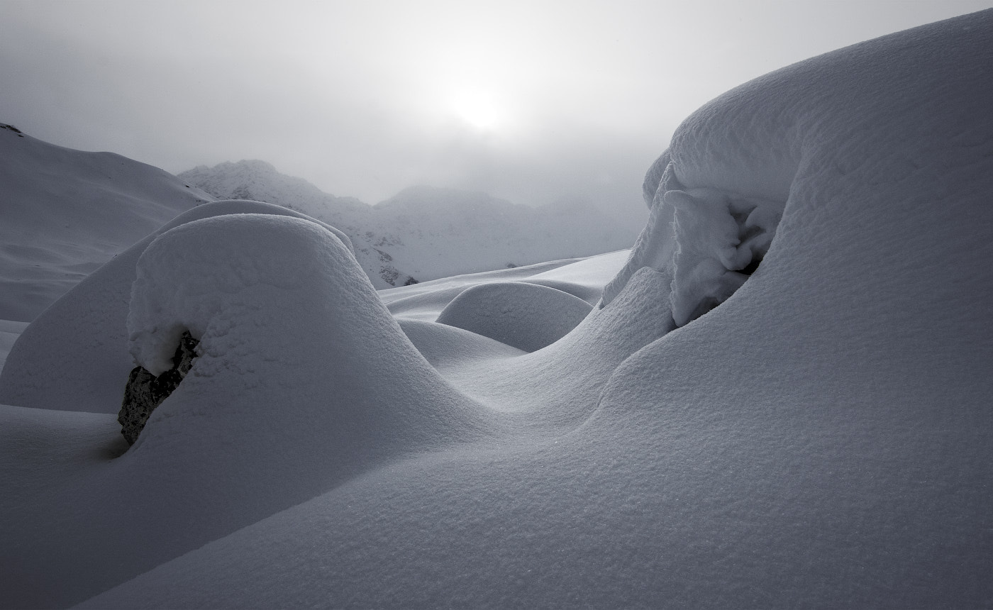 Pentax K-5 sample photo. The stillness of snow photography