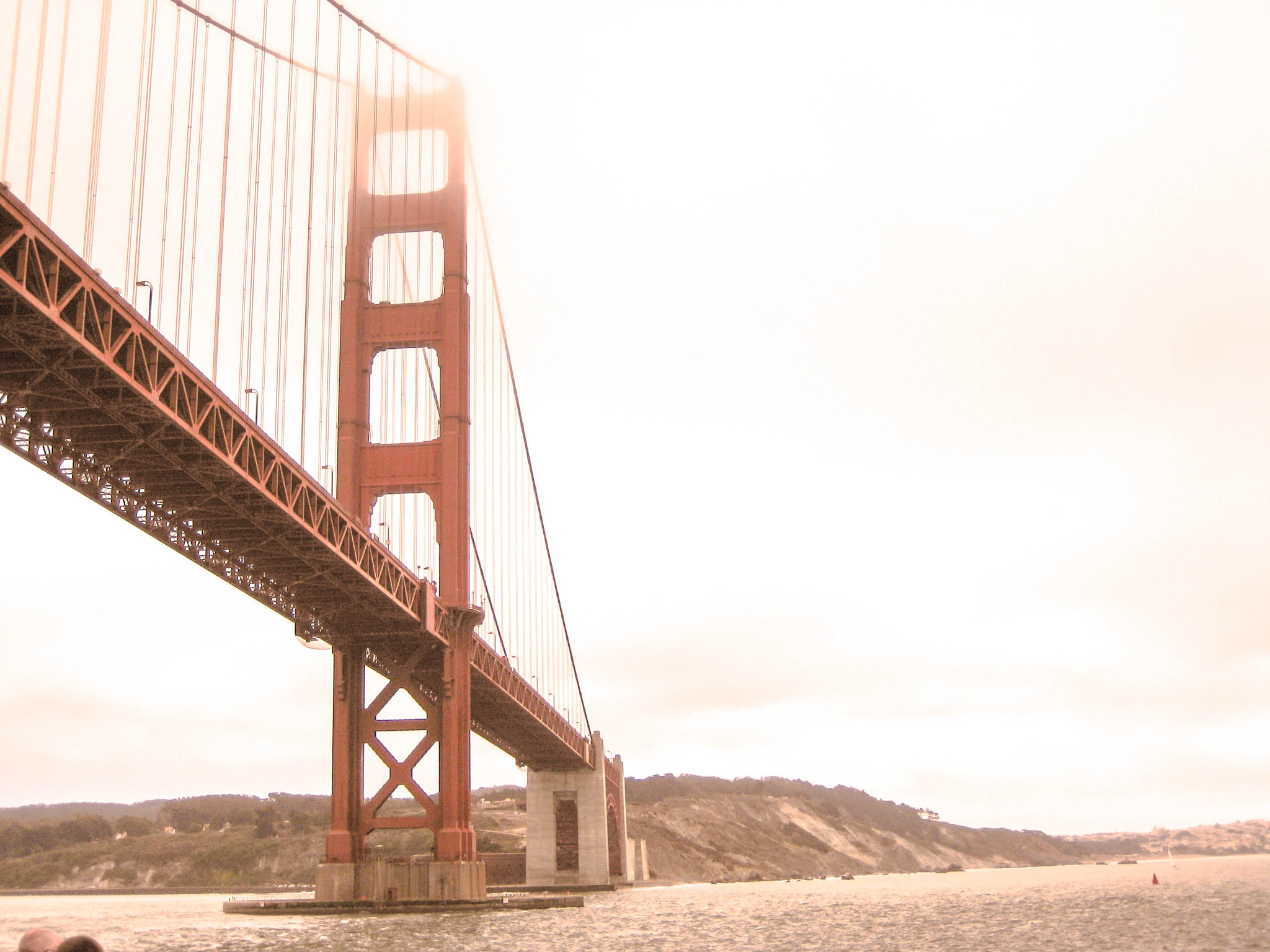 Canon POWERSHOT SD1000 sample photo. Golden gate at dawn photography